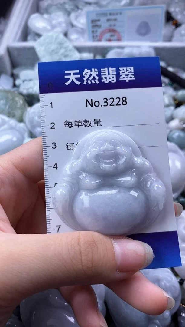 翡翠未镶嵌颈饰缅甸A货翡翠3228