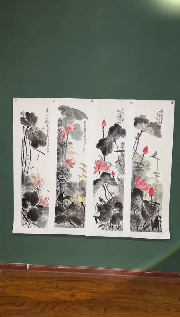 书法周建真老师绘画作品1-14