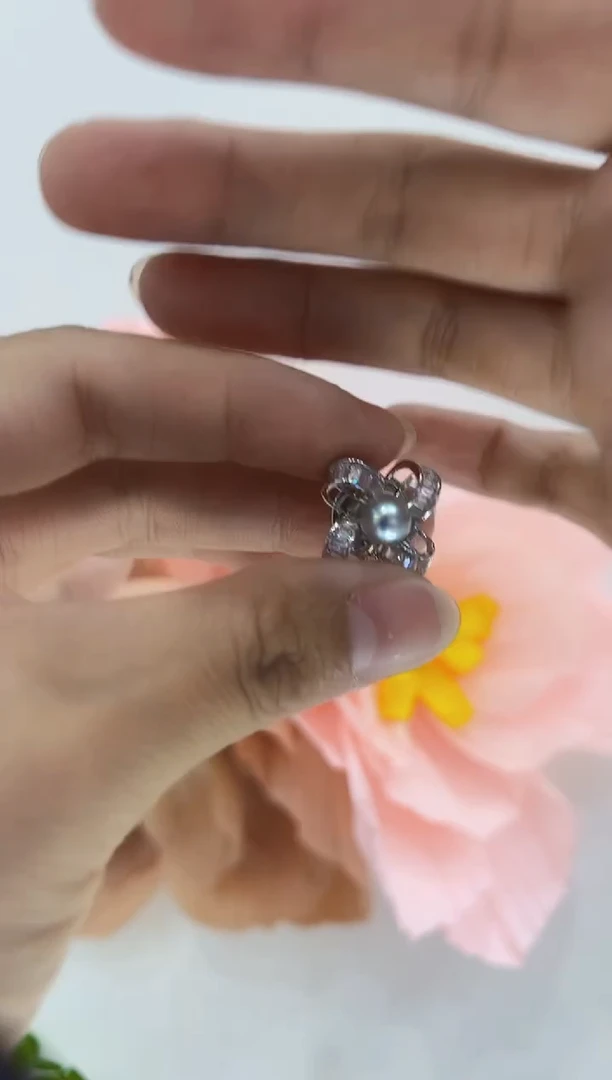 【闪购商品】海水珍珠胸饰未镶嵌akoya 胸针