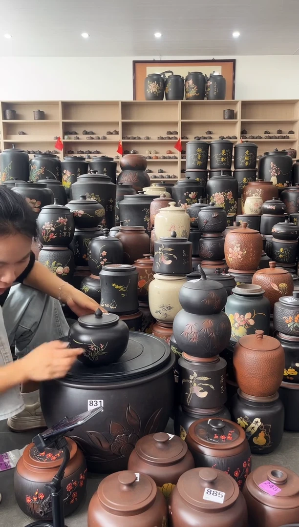 罐瑕疵茶叶罐   小苹果彩填  753