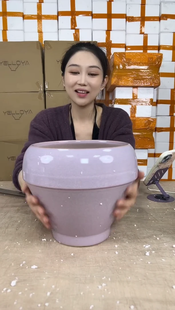 高筒淡紫色大号22x22