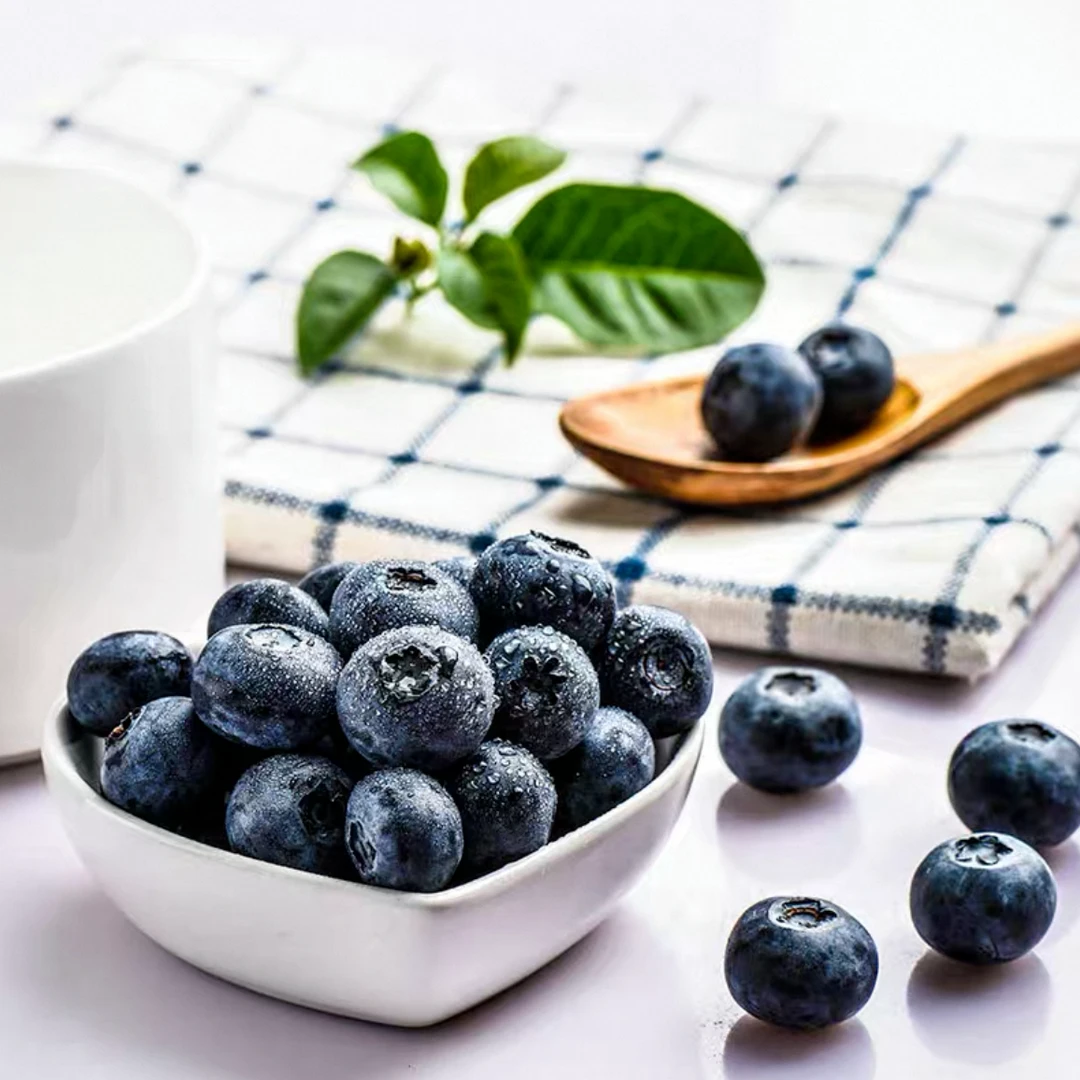 蓝莓果王18-20mm当日采摘发货爽口爆汁孕婴辅食100g/盒