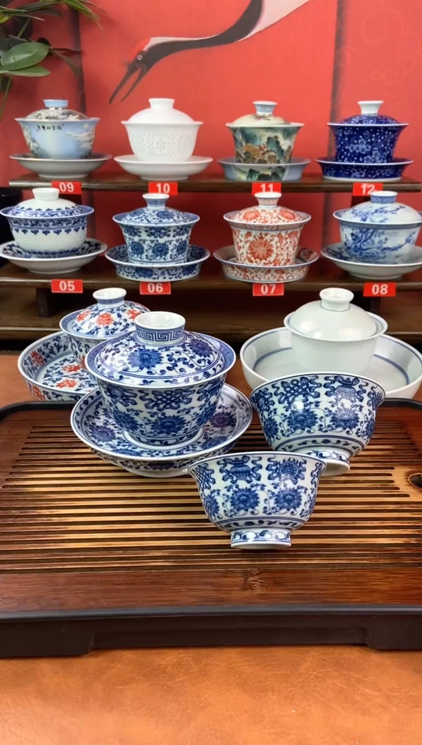 我***子景德镇高温精选茶具
