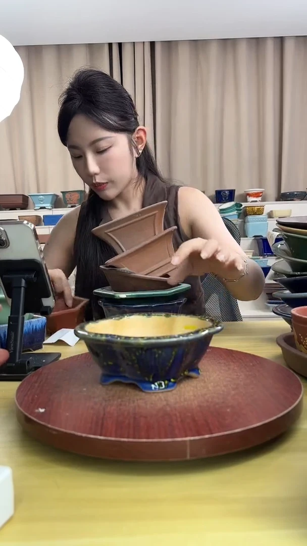 紫砂花盆紫砂花盆微瑕