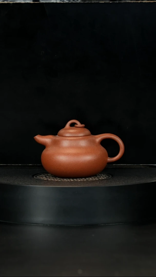 【闪购商品】紫砂茶壶明清老宕口精挑桃花葫芦