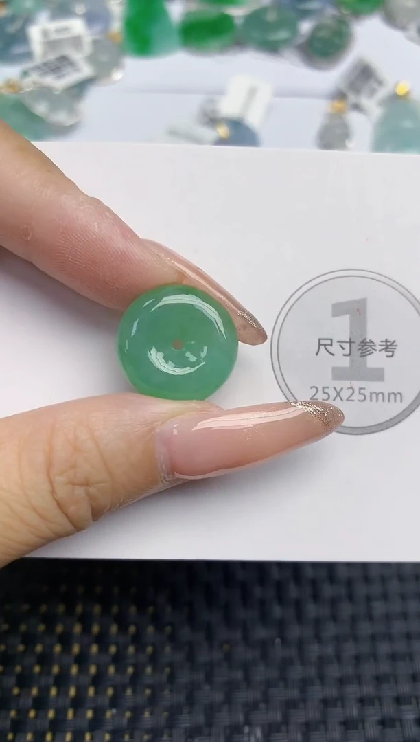 颈饰未镶嵌翡翠天然缅甸A货翡翠百元以上9元证书费自理