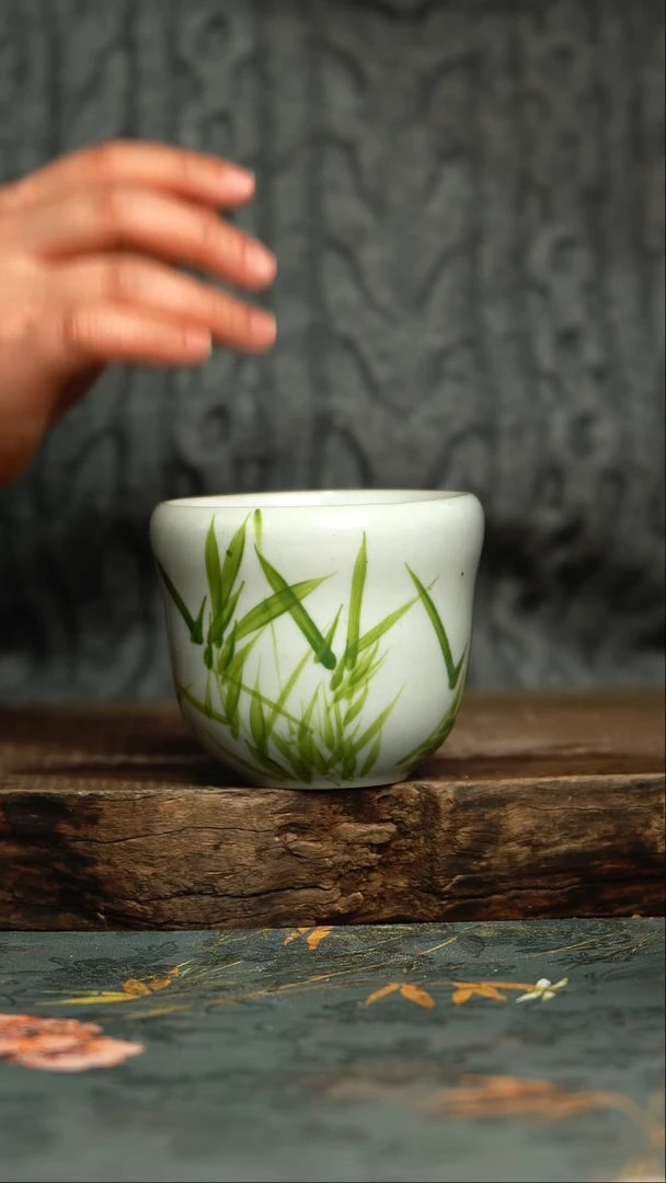 【闪购商品】杯 釉下彩手工手绘同款陶器