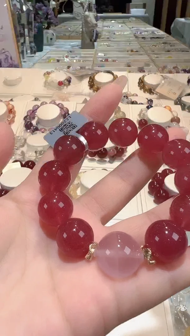 未镶嵌手串石英质玉手串