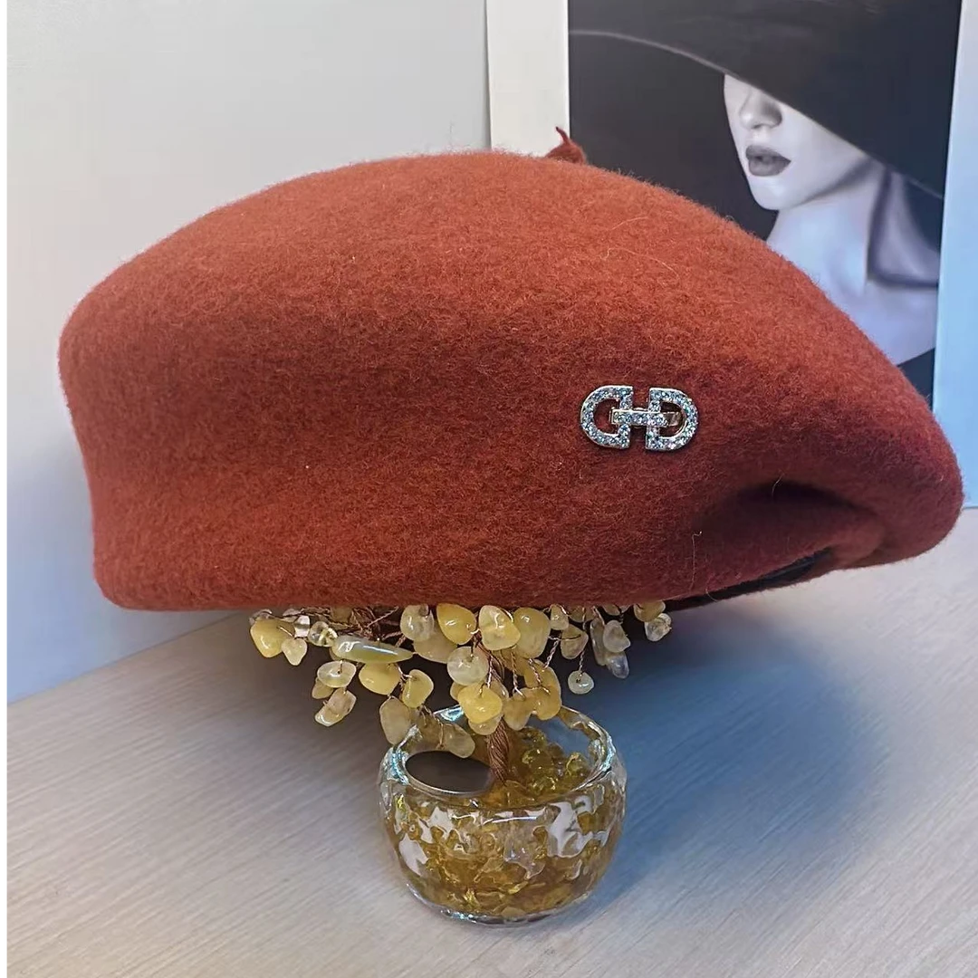 （升级版）纯色羊毛保暖贝雷帽