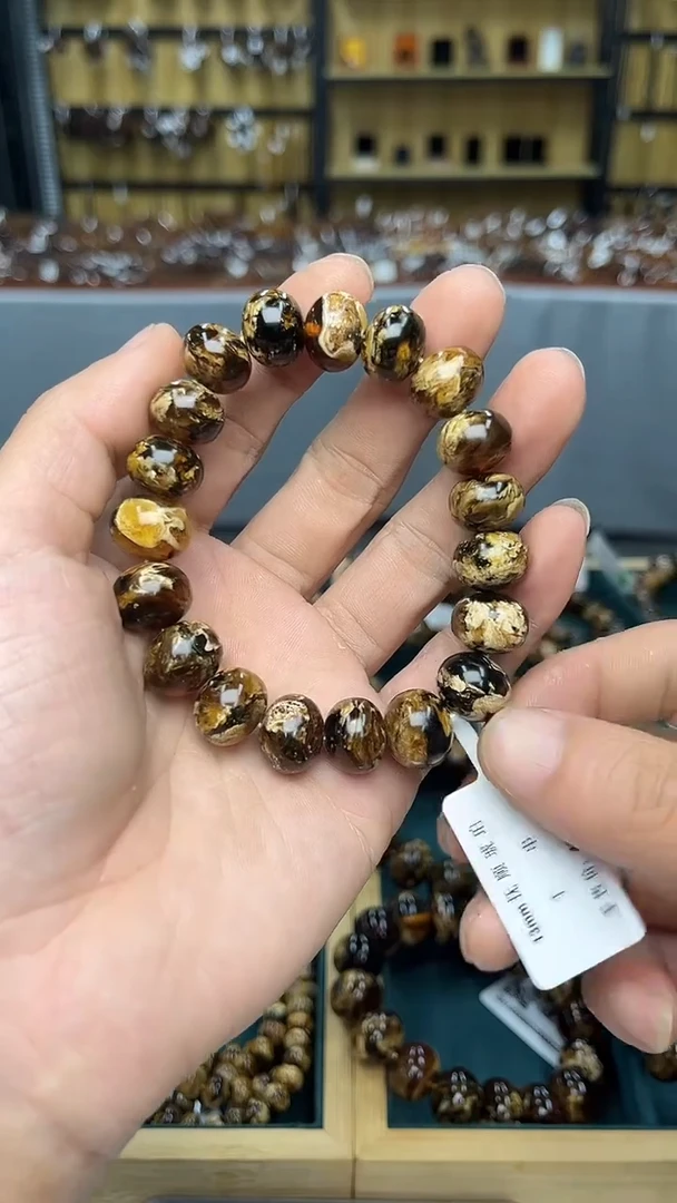 裸石琥珀未镶嵌抚顺琥珀13+花珀多样性发其一