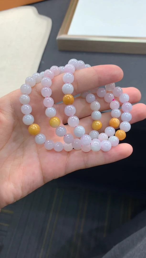 未镶嵌手串翡翠FC136 翡翠手串 多样性发其一