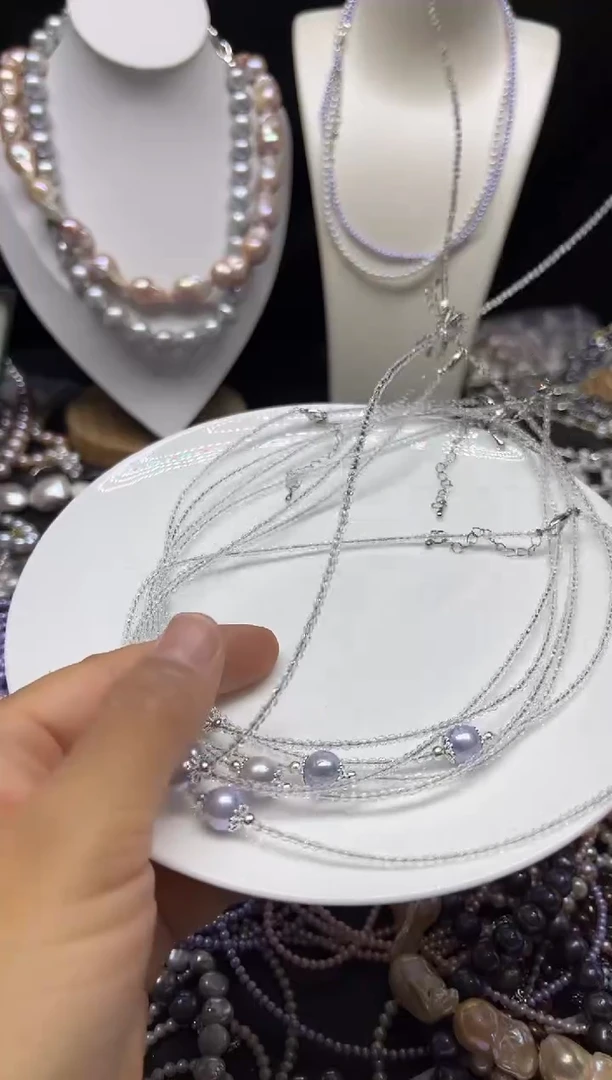 淡水珍珠未镶嵌颈饰多人