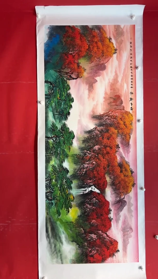 国画画家陆远华纯手绘原作