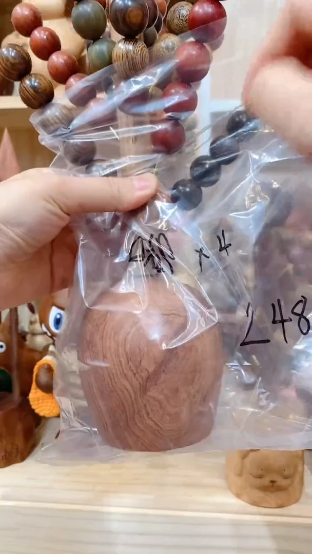 木嘟***啦木感觉卡通摆件