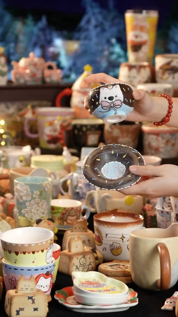 其他陶景德镇釉下彩手绘设计师款陶瓷