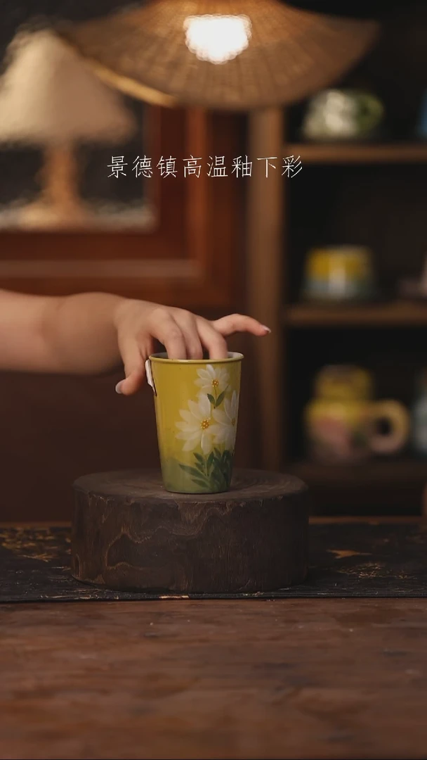 陶瓷景德镇高温釉下手绘陶瓷143