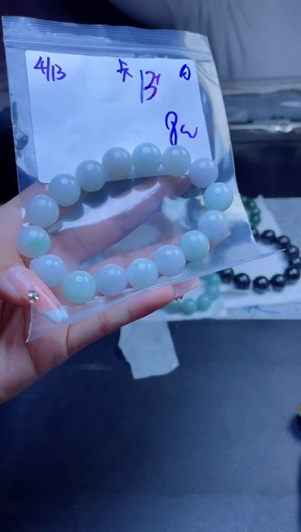 定制翡翠未镶嵌珠串