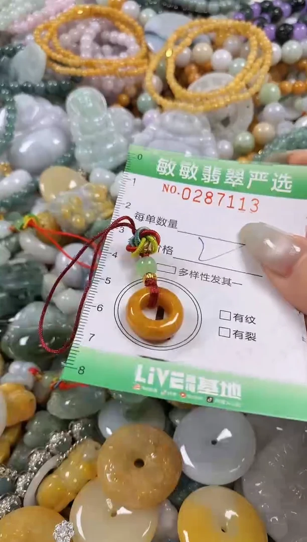 翡翠未镶嵌颈饰闪购0287113