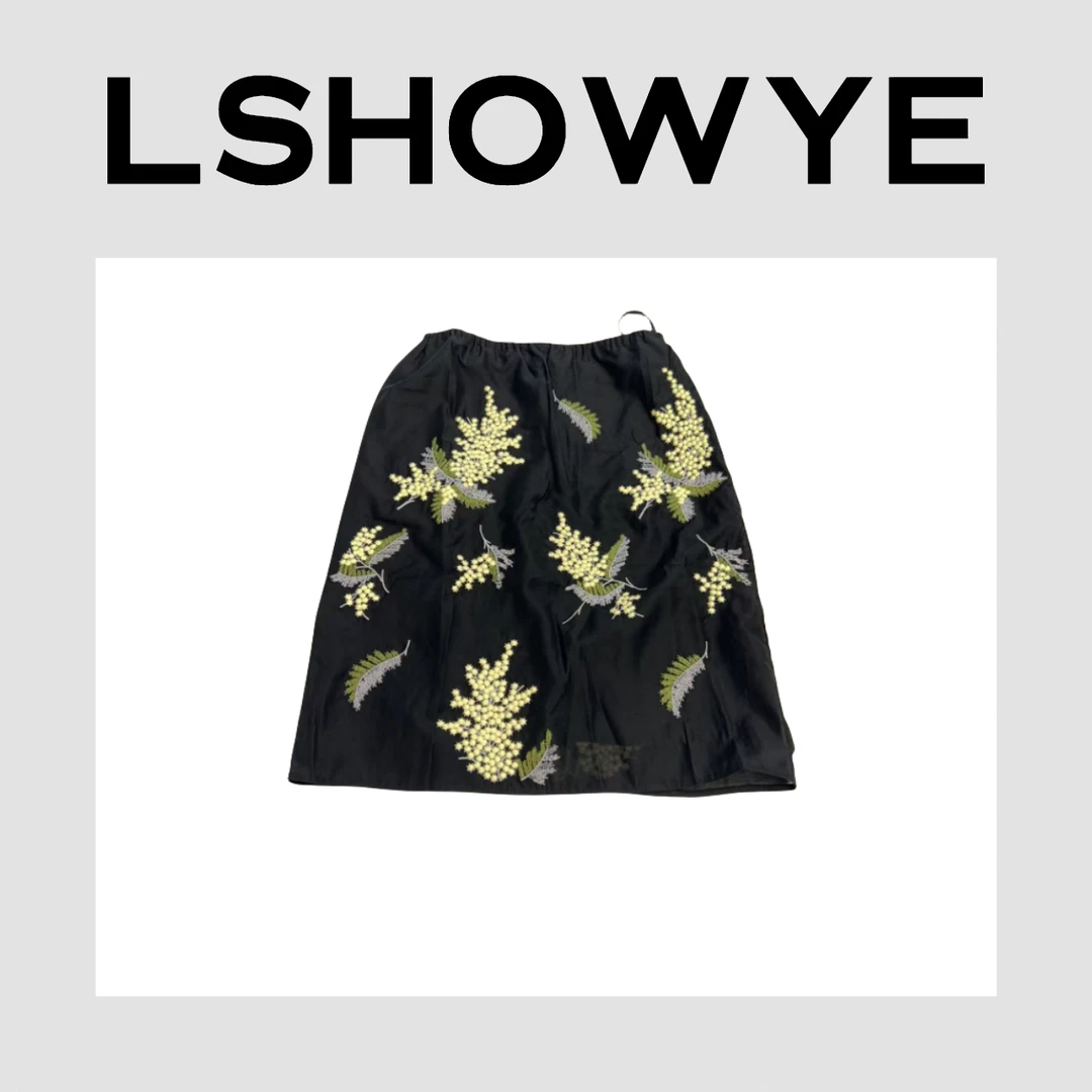 LSHOWYE｜立体绣花半身裙  LJ52