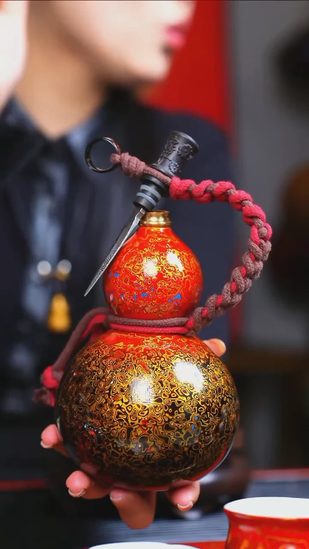 【闪购商品】JL090过年礼臻选大漆酒葫芦