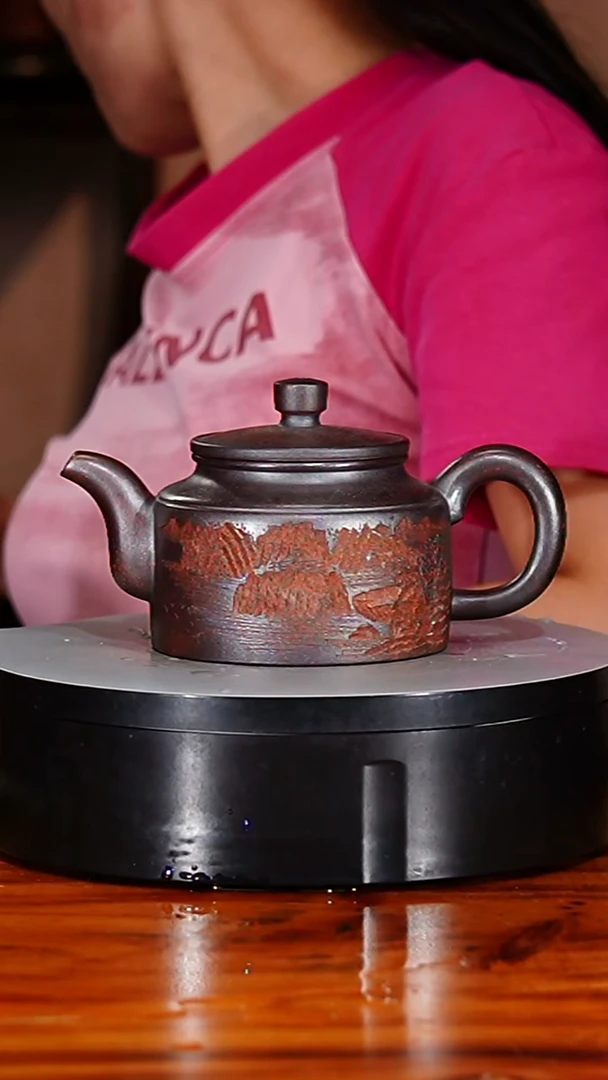 宜兴原矿紫砂壶茶壶350C