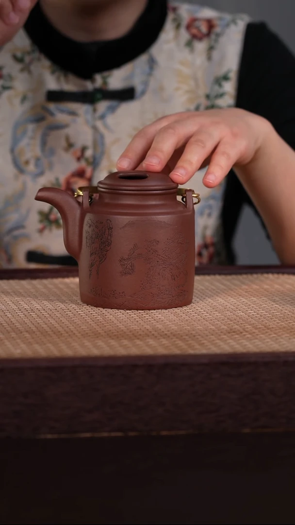 茶壶紫砂紫泥 320cc