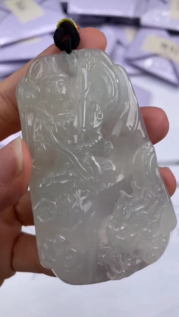 未镶嵌挂件翡翠307708     多人