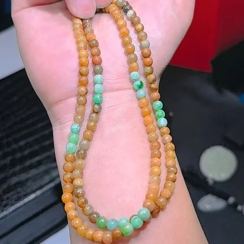 翡翠A货时尚气质百搭轻奢项链QJYD00016