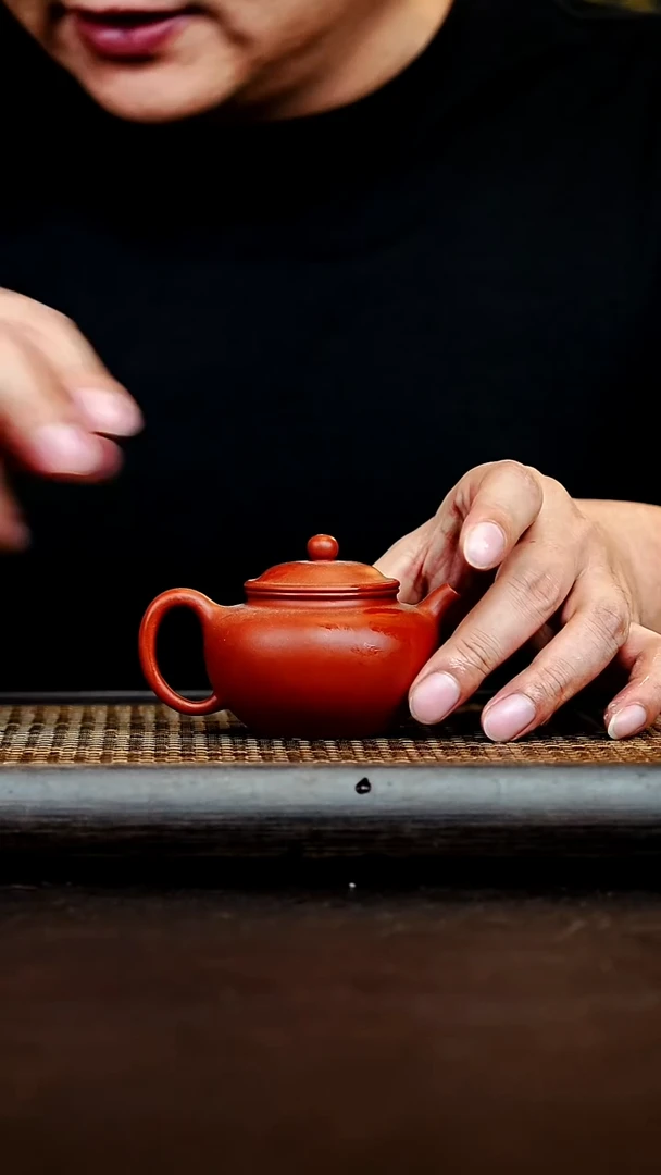 茶壶紫砂宜兴紫砂壶     19 朱泥