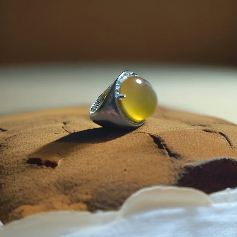 925银戒指 925银镶嵌宝石光戒指