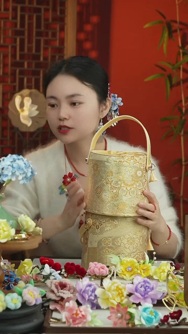 刺绣闪购纯手工非遗国风饰品