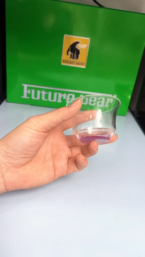 禾器清杯主人杯浅紫色金标孤品·