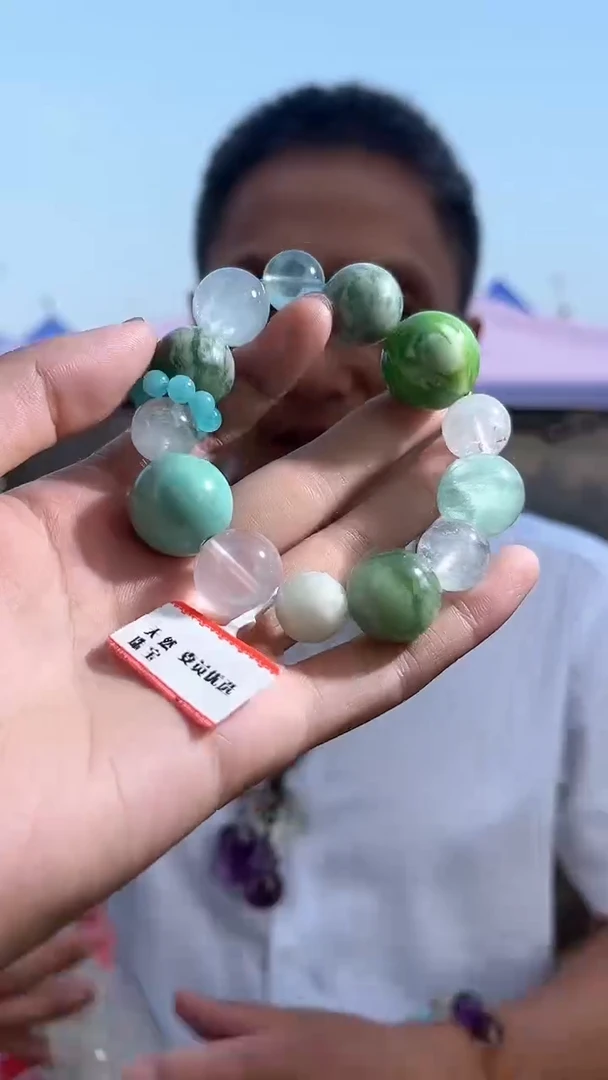 水晶手链未镶嵌天然DIY手串多样性发一mm
