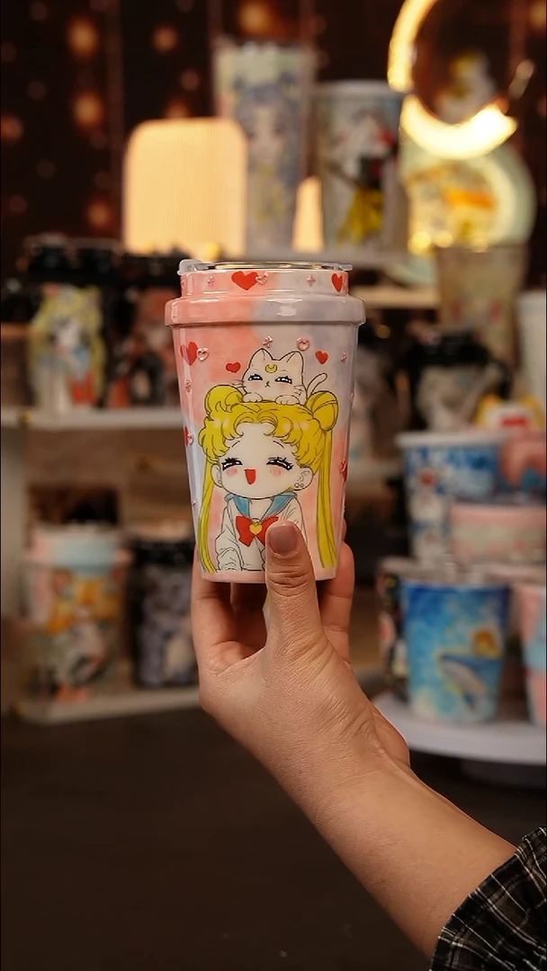 (玉泥）景德镇手工手绘文创陶瓷杯