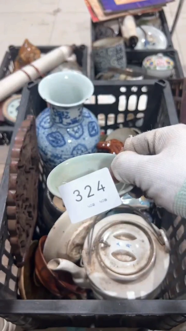 陶瓷大*车工艺品0929324