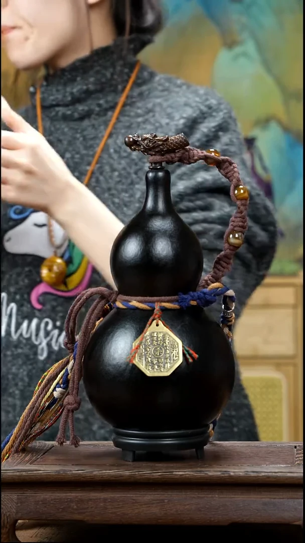 XF092藏绳款酒葫芦不包手串（现货现发）+原色小手捏