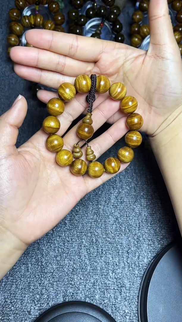 【闪购商品】金丝楠手串/手链1.5闪电水波纹150