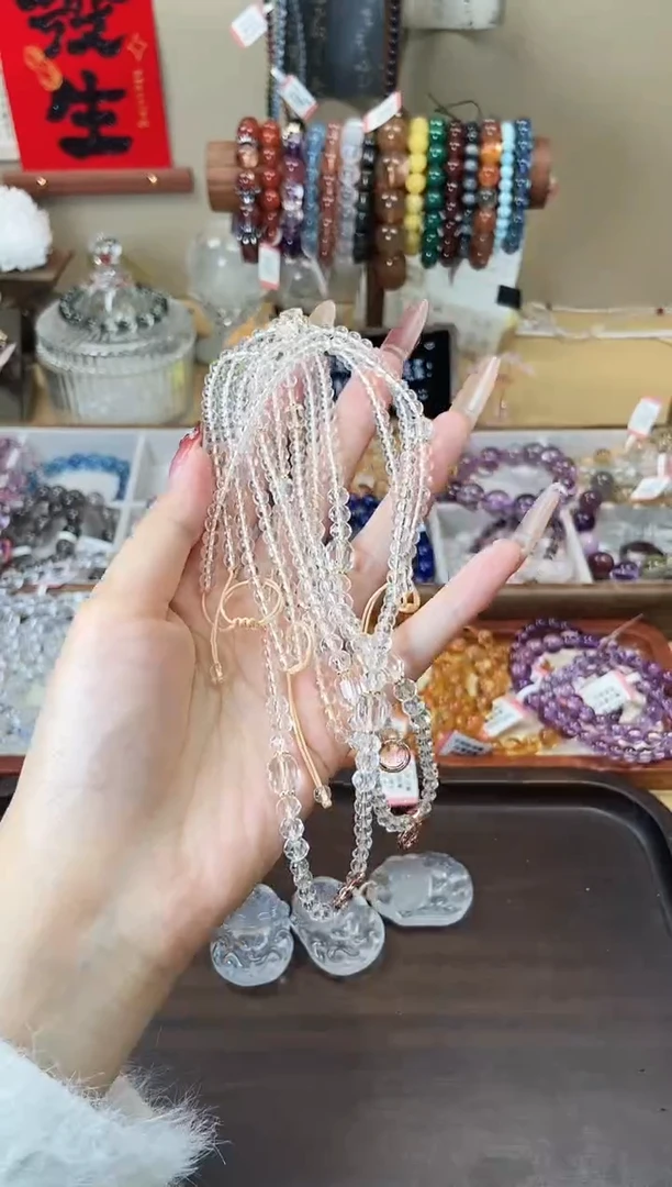 【闪购商品】水晶链子未镶嵌小狐狸配链