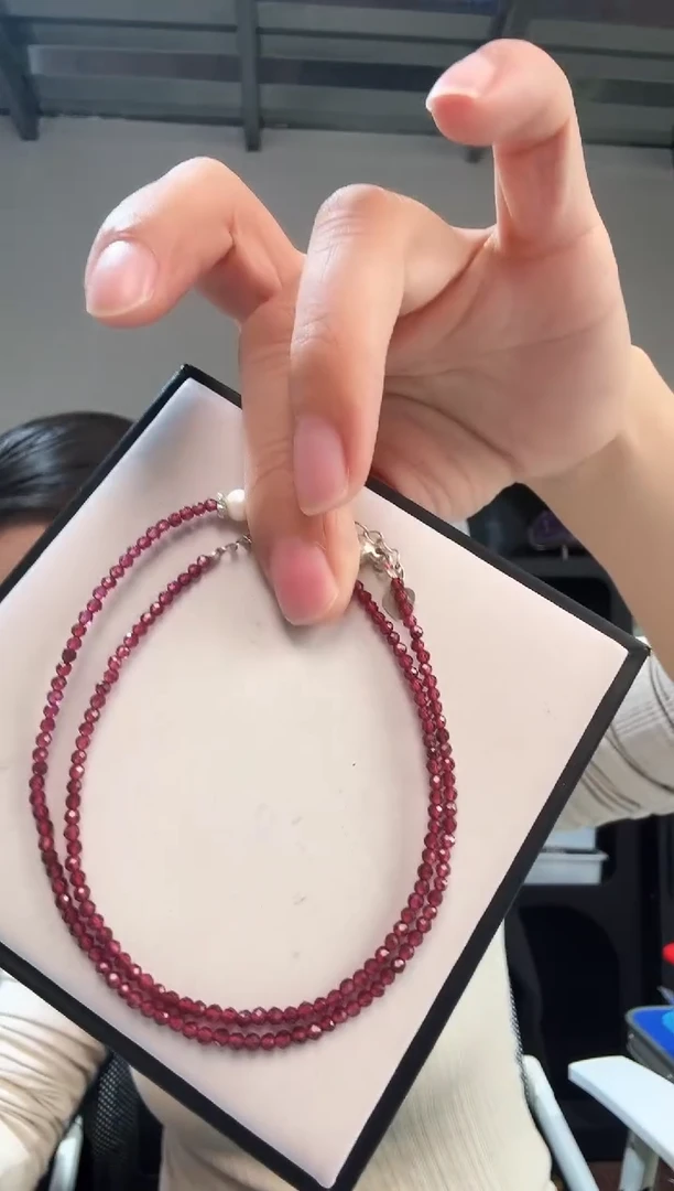 项链未镶嵌石榴石优2322