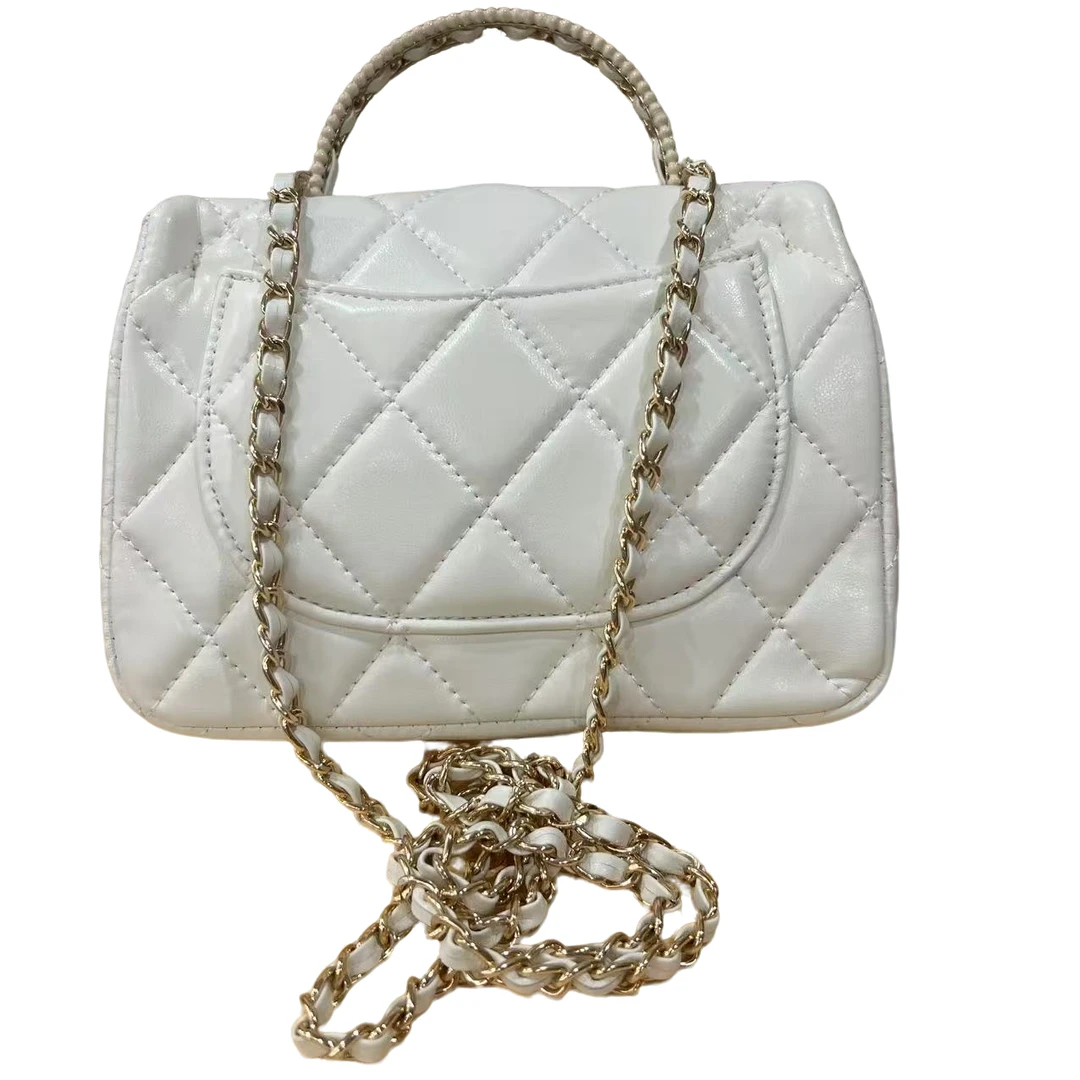 OUSHE欧奢N1—白色—高级手工女包