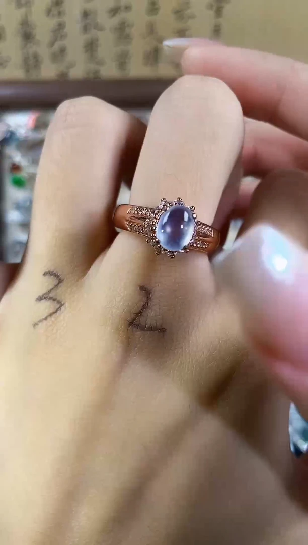 未镶嵌戒指翡翠 天然A货翡翠126