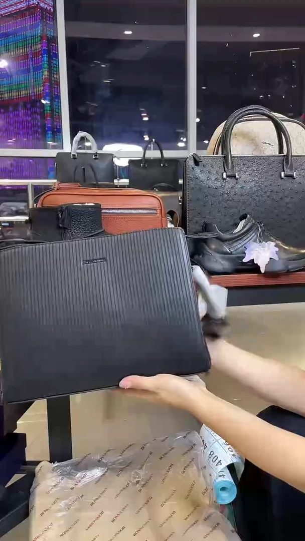 牛皮（革）韩爵绅士包包皮具396