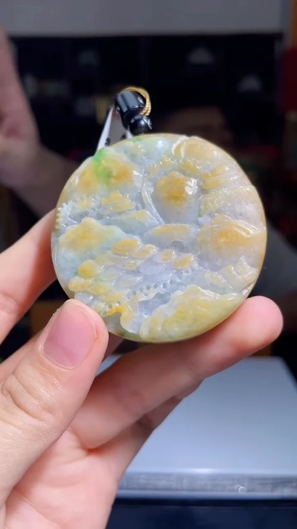 翡翠未镶嵌吊坠(不含链)W163