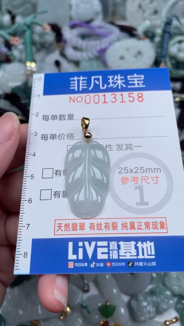 颈饰未镶嵌翡翠13158