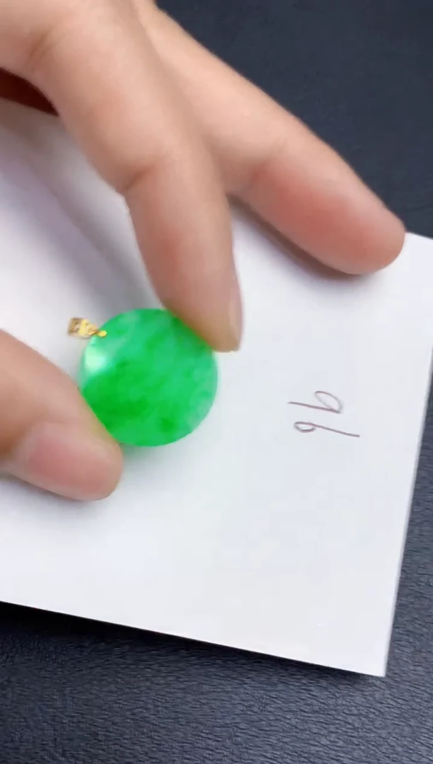 【闪购商品】翡翠颈饰18K金镶嵌000000000