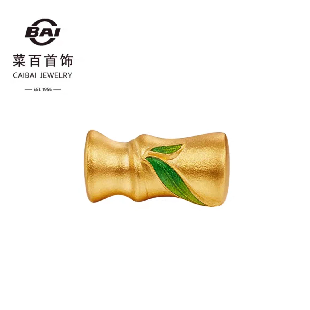 CBAI/菜百HD足金饰品足金999‰气质简约古法