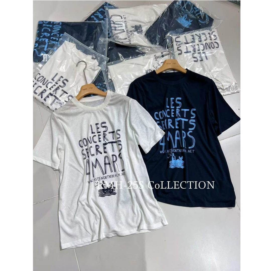 【YIBUDAOWEI】夏季圆领字母印花薄款短袖T恤宽松显瘦 6251