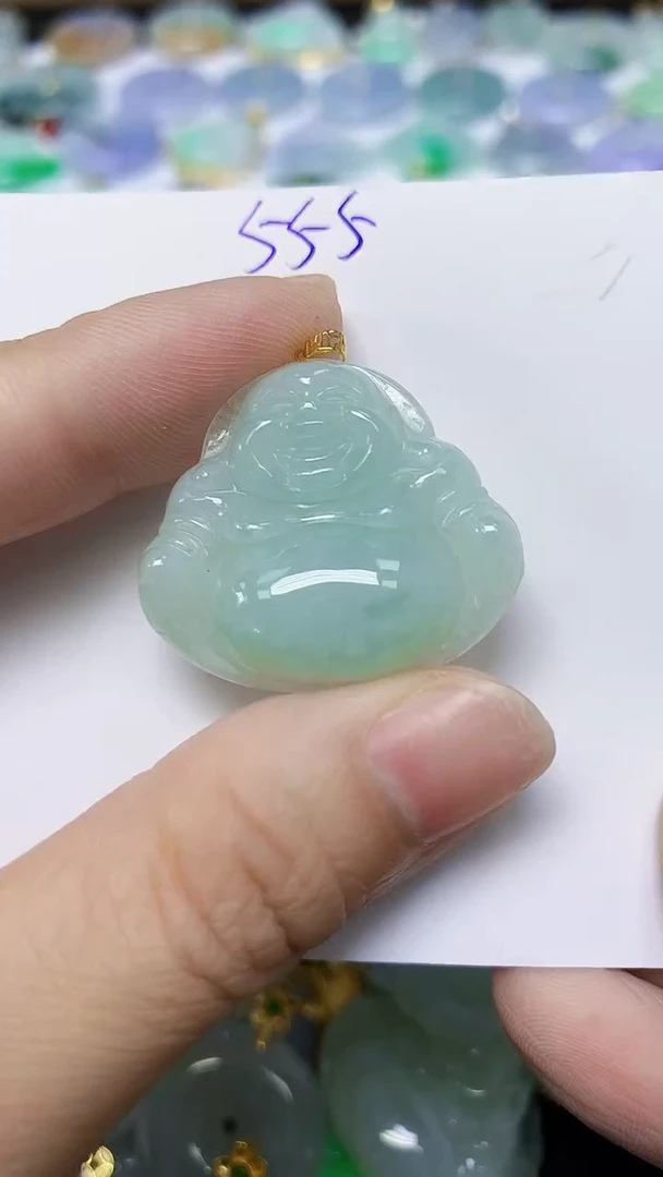 翡翠未镶嵌颈饰 天然缅甸翡翠A货