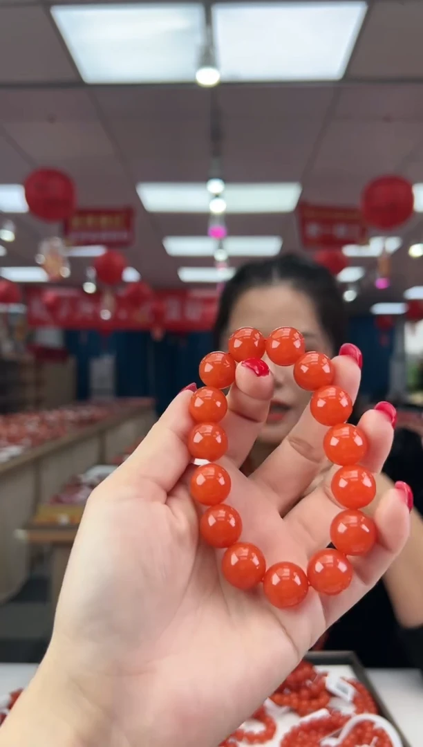 【闪购商品】南红玛瑙珠串未镶嵌多样发其一/14/HS9992273