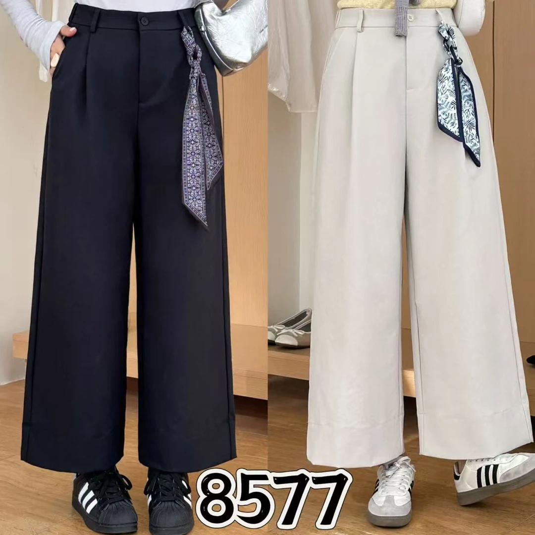[ W i F i ]8577静奢风休闲风休闲裤百搭显瘦